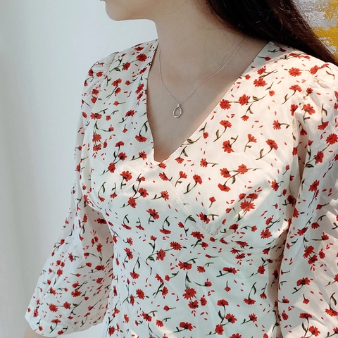 Collana Con Pendente Ovale Cavo Geometrico Irregolare Argento Sterling 925 Gioielli Eleganti Minimalisti Per Donne