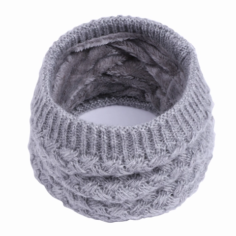 Winter Strick Halswärmer Fleece Gefüttert Thermal Snood Zopfstrick Dick Warm Outdoor Rundschal Für Damen Und Herren