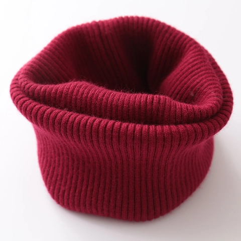 Winter Strick Halswärmer Dick Warm Kaschmir Mix Rippen Cowl Schal Für Damen Herren Nackenwärmer
