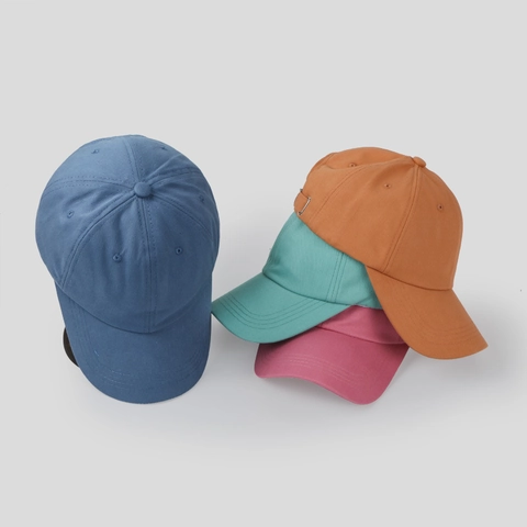 Gorra De Béisbol Color Sólido Poliéster Algodón Ajustable Sombrero De Sol Para Hombres Mujeres Deporte