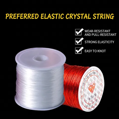 Stretchy Crystal Beading Thread Polyurethane Spandex High Elastic Cord For DIY Bracelet Necklace Jewelry Making