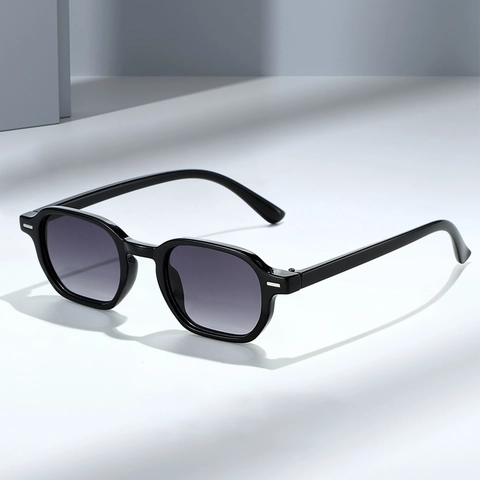Gafas De Sol Rectangulares Vintage Protección UV400 Montura Cuadrada Retro PC Para Hombres Mujeres Conducción Al Aire Libre