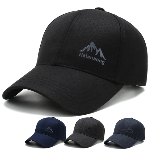 Outdoor Baseballkappe Baumwolle Polyester Atmungsaktiv Sonnenschutz Bergdruck Verstellbare Freizeitkappe Herren Damen