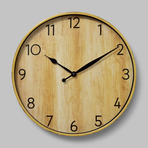 Orologio Da Parete Rotondo Silenzioso Quarzo Plastica Vetro Moderno Arredo Ufficio Soggiorno