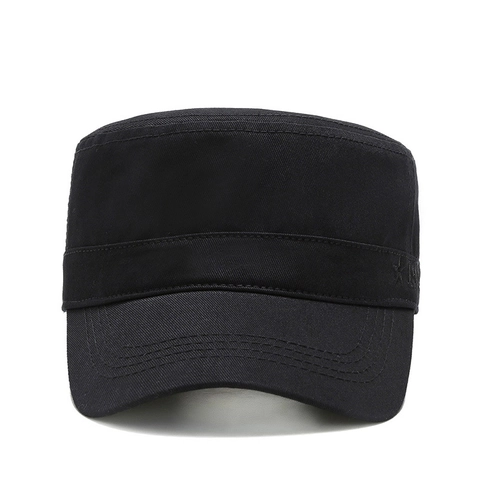 Herren Cadet Hat Military Cap Flach Polyester Baumwolle Verstellbar Outdoor Sonnenschutz 1941 Stickerei Vintage Casual