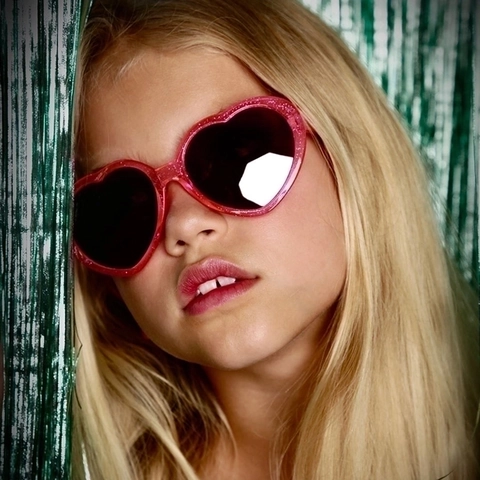 Hartvormige Kinder Zonnebril Glitter PC Frame Resin Lens UV Bescherming Schattige Mode Bril Voor Jongens Meisjes