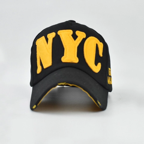 Cappello Da Baseball Ricamato NYC Cotone Lavato Consumato Vintage Retrò Streetwear Cappello Da Sole Regolabile Uomini Donne