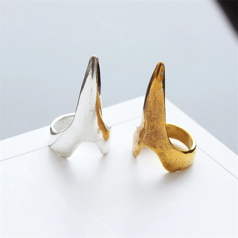 Punk Gothic Adelaarsklauw Nagelring Legering Vingerpantser Verstelbare Open Ring Sieraden Voor Dames Accessoire