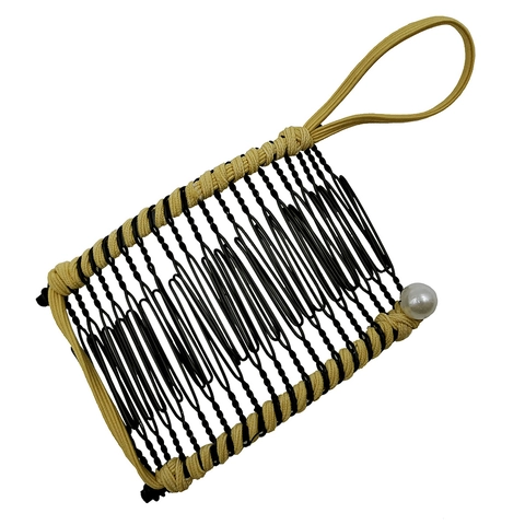 Banana Hair Clip Magic Elastic Hair Comb Metal Ponytail Holder Women Styling Tool Stretchable Accessory