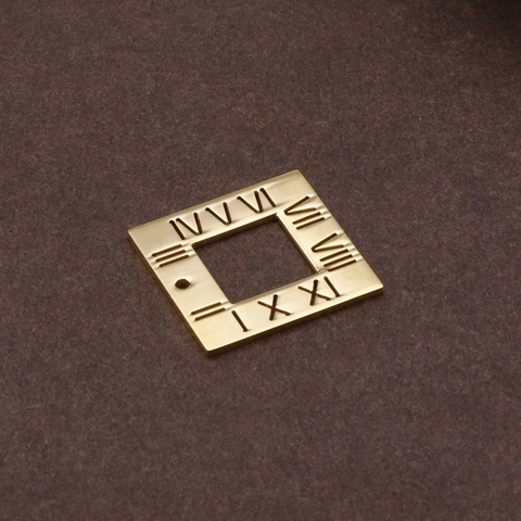 Ciondoli Con Numeri Romani Cavi Acciaio Inossidabile Quadrati Rotondi Charms Per Accessori Per La Creazione Di Gioielli DIY