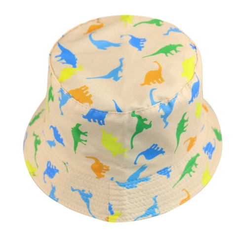 Dinosaurier Print Anglerhut Baumwolle Polyester Wendbar Sonnenschutz Outdoor Lässig Unisex Fischerhut
