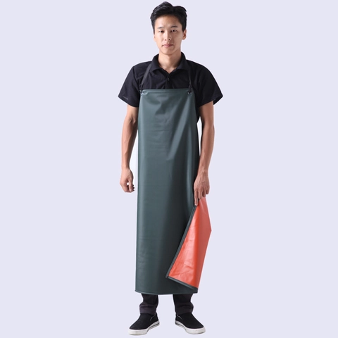 Grembiule In PVC Impermeabile Ispessito Resistente All'olio Regolabile Senza Maniche Abbigliamento Da Lavoro Da Cucina Per Uomini Donne