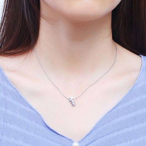 Collar Y Pendientes De Acero Inoxidable Espina De Pescado Minimalista Hueco Cadena De Serpiente Joyería Para Mujeres