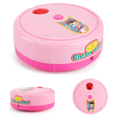 Giocattolo Robot Spazzino Elettrico Simulazione Musicale Evitamento Ostacoli Aspirapolvere Plastica Gioco Di Ruolo Bambini