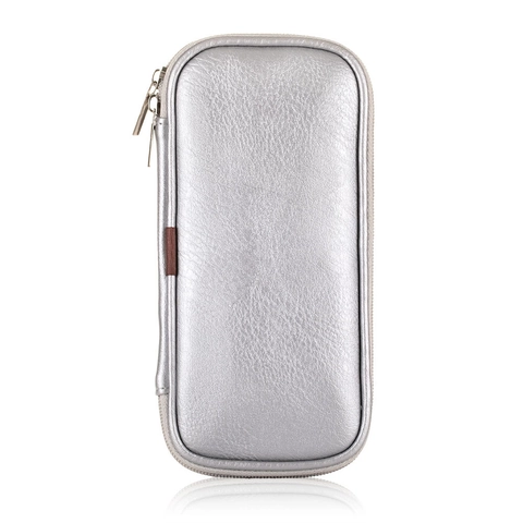 Tragbare Make-up Pinsel Organizer Tasche PU Leder Reise Kosmetiktasche Mit Reißverschluss Für Beauty Tools
