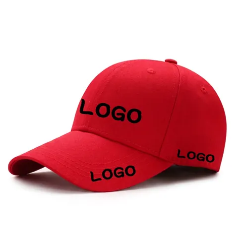 Classic Cotton Baseball Cap Adjustable Sun Protection Hat Solid Color Curved Brim 6-Panel Summer Sports Cap For Adults Kids