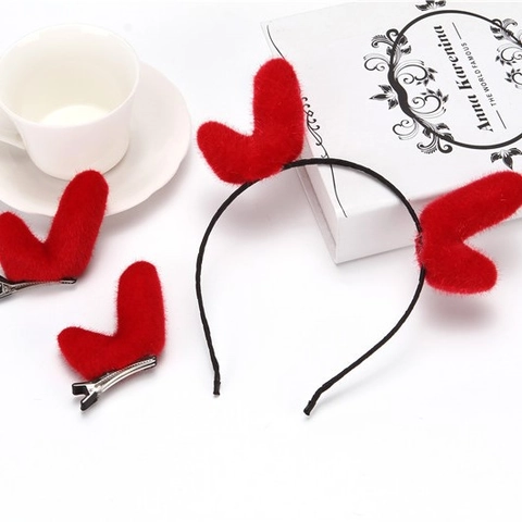 Plush Reindeer Antler Headband Alloy Animal Ears Hairband Cute Christmas Party Hair Accessories For Women Girls