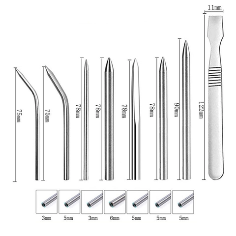 Aiguilles De Paracorde En Acier Inoxydable Et Outil De Lissage Pour Tissage De Bracelet DIY Artisanat Du Cuir