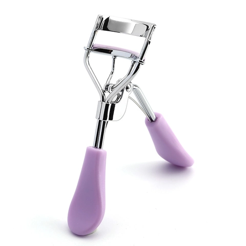 Professional Wide Angle Eyelash Curler Stainless Steel With Silicone Pad Plastic Handle Sun Flower Curling Makeup Tool