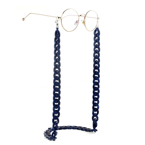 Fashion Glasses Chain Acrylic Chunky Link Anti-Slip Eyeglass Lanyard Decorative Neck Strap For Sunglasses Reading Glasses