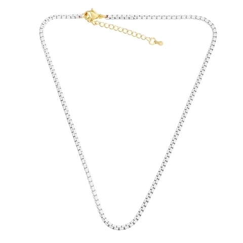 Bohemia Candy Color Box Halskette Für Frauen Bunte Emaille Kupfer Schlüsselbeinkette Minimalistischer Verstellbarer Schmuck