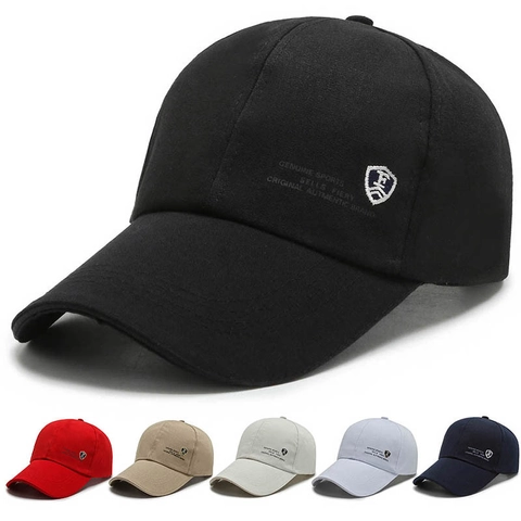 Cappellino Da Baseball Ricamato Tela Di Cotone Traspirante Sport Logo Scudo Regolabile Cappello Casual Per Uomini Donne