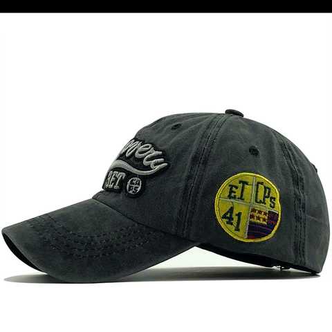 Berretto Da Baseball In Cotone Lavato Vintage Per Uomo Donna Ricamo Distressed Parasole Regolabile Cappello Sportivo All'aperto