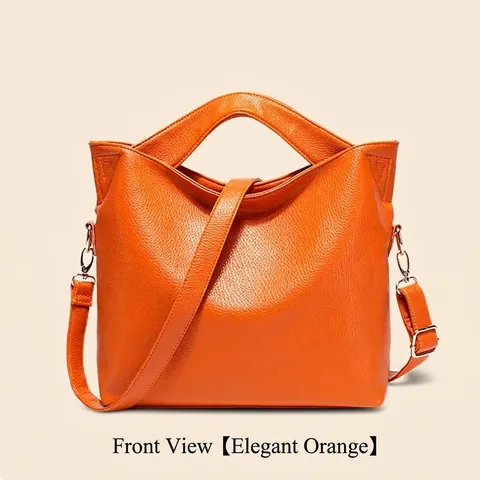 Bolso De Mano De Moda Para Mujer Patrón Lichi Cuero Tote Wing Bag Gran Capacidad Viaje Hombro Bandolera Con Correa Extraíble