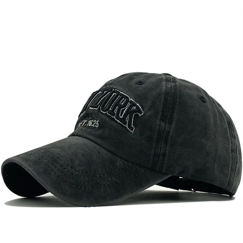 Gorra De Béisbol De Algodón Lavado Bordado De Nueva York Estilo Retro Desgastado Sombrero De Sol Ajustable