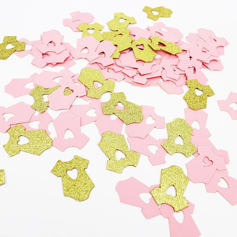 Coriandoli Carta Baby Shower Glitter Forma Body Oh Baby Decorazione Tavolo Per Festa Rivelazione Genere