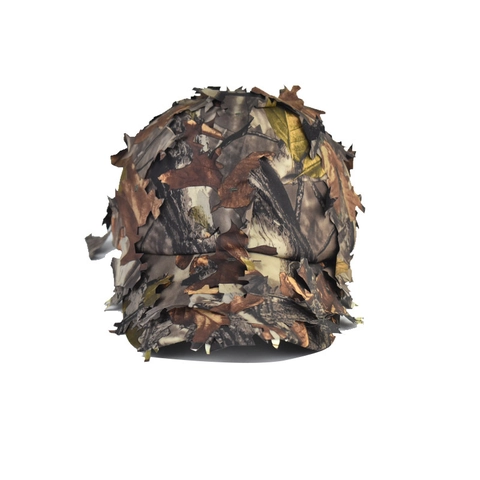 3D Leafy Camouflage Baseball Cap Men Women Hunting Jungle Bionic Ghillie Hat Outdoor Sun Protection Tactical Military Cap