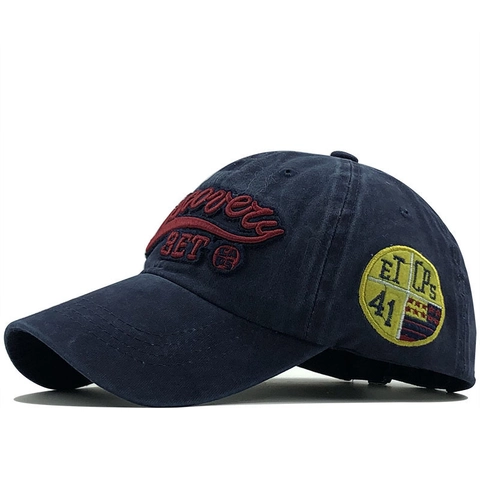 Berretto Da Baseball In Cotone Lavato Vintage Per Uomo Donna Ricamo Distressed Parasole Regolabile Cappello Sportivo All'aperto