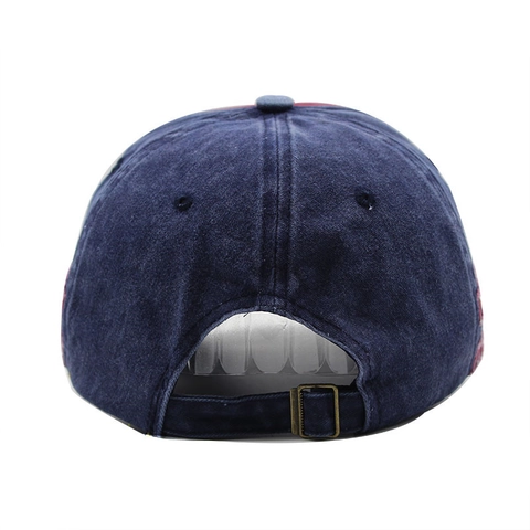 Berretto Da Baseball Vintage Distressed In Cotone Lavato Lettere Ricamate Patchwork Streetwear Cappello Da Sole Regolabile