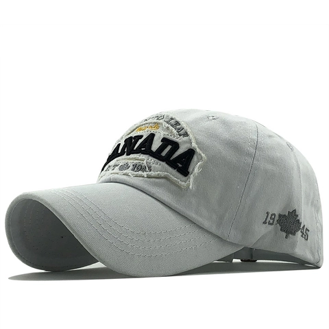 Cappellino Da Baseball In Cotone Con Ricamo Foglia Di Acero Canada 1945 Cappello Parasole Vintage Regolabile Per Uomini Donne