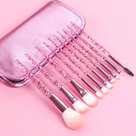 Professionele Make-up Borstels Synthetische Vezels Drijfzand Glitter Transparant Gradiënt Oog Gezicht Beauty Tools