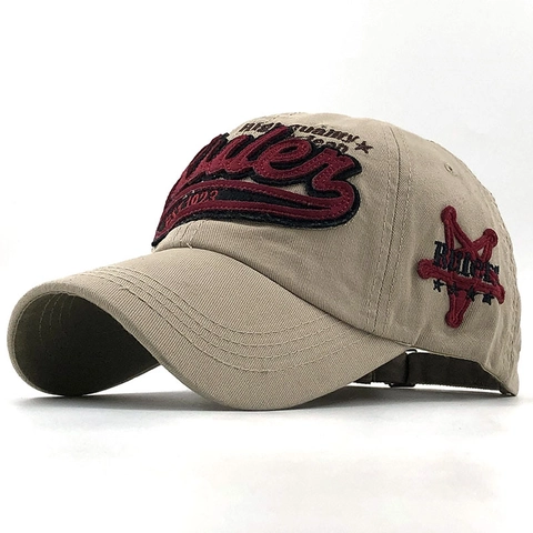 Cappello Da Baseball In Cotone Lavato Vintage Con Ricamo Di Lettere Berretto Da Sole Retrò Per Uomini E Donne
