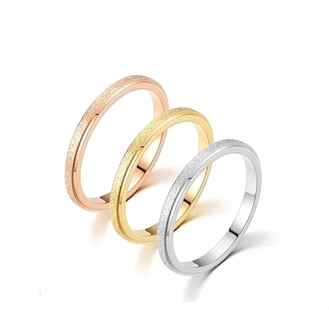 Minimalistischer Edelstahl Ring Mattiert Für Unisex Geometrisch Glattes Band Galvanisierter Modeschmuck Hand Schmuck Für Tägliches Geschenk