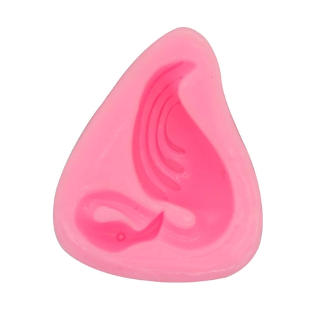 Molde De Silicona Flamenco Cisne Para Decoración De Pasteles Fondant DIY Resina Jabón Vela Yeso Flexible