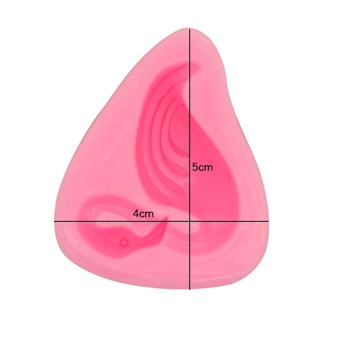 Molde De Silicona Flamenco Cisne Para Decoración De Pasteles Fondant DIY Resina Jabón Vela Yeso Flexible