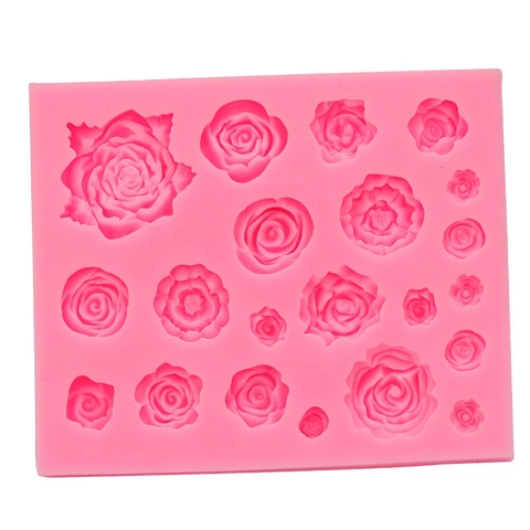 Stampo In Silicone Fiore Di Rosa DIY Cioccolato Fondant Argilla Strumento Per Decorazione Torte Multiuso Floreale