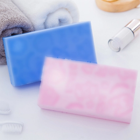 Soft PVA Bath Sponge For Kids And Babies Exfoliating Body Scrubber With Cartoon Pattern Rectangular Gentle Skin Cleaning