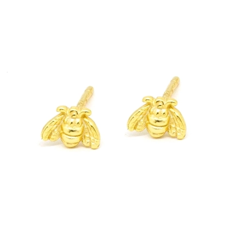 Bij Oorknopjes Vintage Dieren Sieraden Met 925 Sterling Zilveren Oorknopje Koper Sierlijk Cadeau Dames