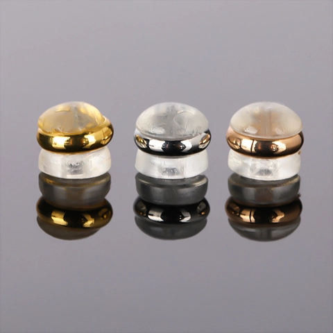 Silicone Earring Backs With Metal Core Secure Non Slip Nut Stoppers For Stud Earrings DIY Jewelry Making Findings Accessory