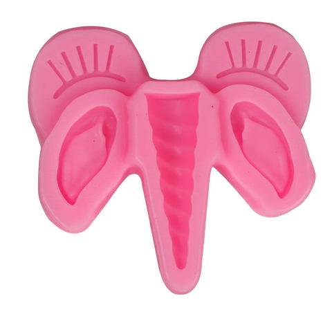 Unicorn Horn Ears Eyes Silicone Mold Fondant Chocolate Cake Decorating Baking DIY Crafting Tool Pink Grey