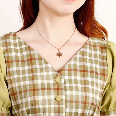 Lebensbaum Anhänger Halskette Edelstahl Hohl Rund Charm Verstellbare Gliederkette Modeschmuck Für Damen