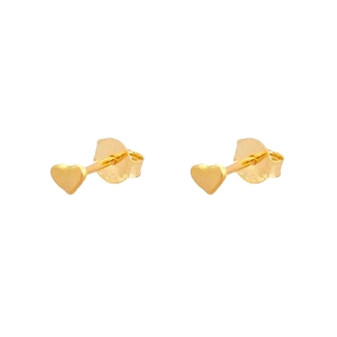 Minimalist Heart Stud Earrings With 925 Sterling Silver Earring Post Elegant Copper Gold Silver Heart Earrings For Women Jewelry Gift