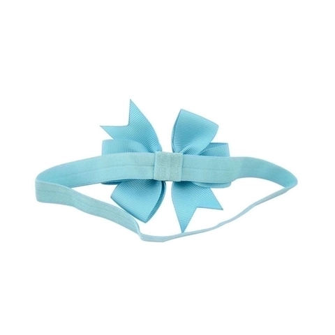 Baby Bow Headband Grosgrain Ribbon Elastic Hair Band For Infants Toddlers Kids Handmade Accessories