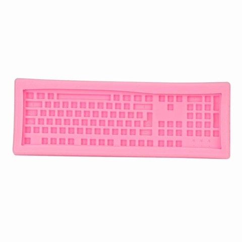 Tastatur Silikonform Für Fondant Schokolade Süßigkeiten Kuchendekoration Basteln Ton Harz Antihaft Flexibel