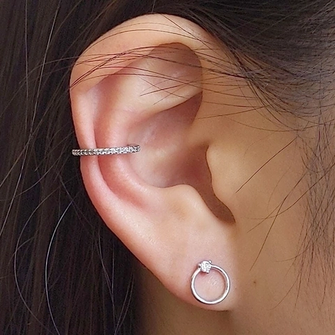 Minimalistische 925 Sterlingsilber Ohrstecker Kupfer Ohrringe Für Damen Geometrisches Rundkreis Design Mit Zirkonia Schmuck