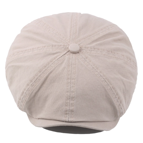 Retro Schirmmütze Herren Damen Baumwolle Verstellbar Britischer Stil Schiebermütze Outdoor Freizeit Vintage-Look